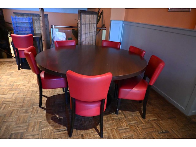 Complete set 2/2 restaurantmeubilair 33 tafels en 77 stoelen - afbeelding 7 van  24