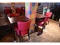 Complete set 2/2 restaurantmeubilair 33 tafels en 77 stoelen - afbeelding 8 van  24