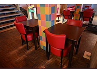 Complete set 2/2 restaurantmeubilair 33 tafels en 77 stoelen - afbeelding 11 van  24
