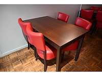 Complete set 2/2 restaurantmeubilair 33 tafels en 77 stoelen - afbeelding 12 van  24