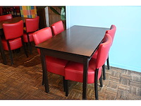 Complete set 2/2 restaurantmeubilair 33 tafels en 77 stoelen - afbeelding 20 van  24