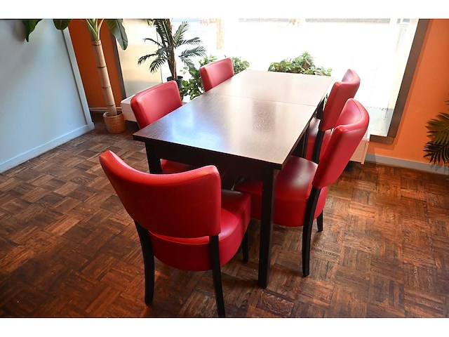 Complete set 2/2 restaurantmeubilair 33 tafels en 77 stoelen - afbeelding 24 van  24
