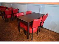 Complete set restaurantmeubilair 30 tafels en 77 stoelen - afbeelding 5 van  24