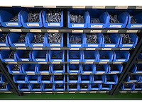 Complete voorraad (rvs) installatiematerialen - inclusief ca. 845 kunststof voorraadbakken - afbeelding 5 van  23