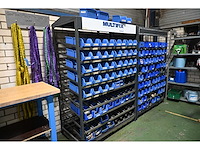 Complete voorraad (rvs) installatiematerialen - inclusief ca. 845 kunststof voorraadbakken - afbeelding 11 van  23