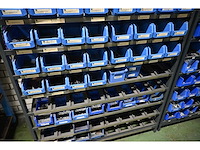 Complete voorraad (rvs) installatiematerialen - inclusief ca. 845 kunststof voorraadbakken - afbeelding 14 van  23