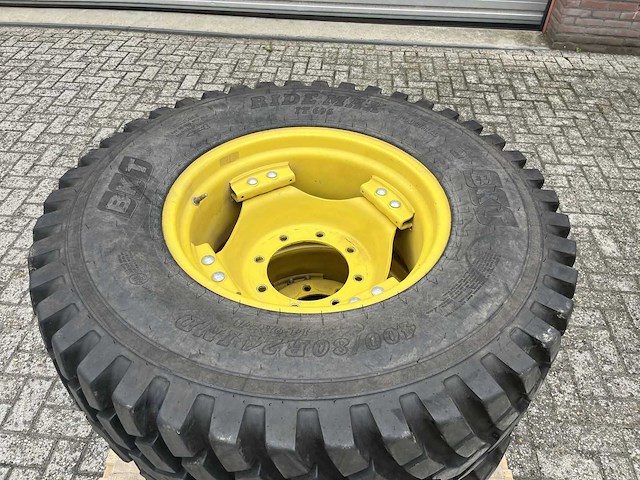 Complete wielenset bkt ride max it 696 400/80r24 & 480/80r34 – john deere 5080r - afbeelding 4 van  12