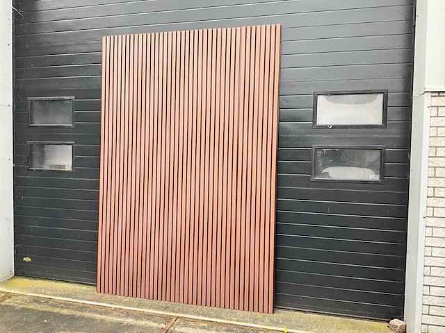 Composiet - gevelbekleding rhombusprofiel donkerhout (20x) - afbeelding 5 van  14
