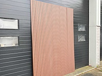 Composiet - gevelbekleding rhombusprofiel donkerhout (50x) - afbeelding 3 van  14