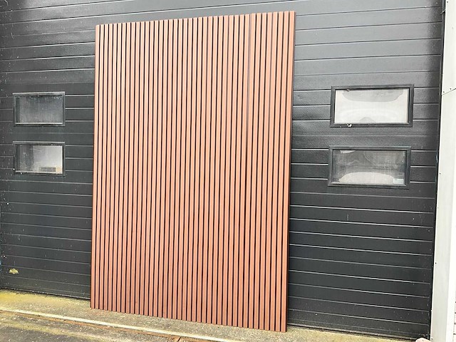 Composiet - gevelbekleding rhombusprofiel donkerhout (50x) - afbeelding 6 van  14