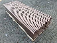 Composiet - gevelbekleding rhombusprofiel donkerhout (50x) - afbeelding 2 van  12