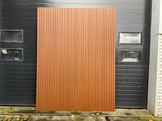 Composiet - gevelbekleding rhombusprofiel teak (25x) - afbeelding 4 van  12