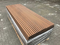Composiet - gevelbekleding rhombusprofiel teak flower (20x) - afbeelding 6 van  12
