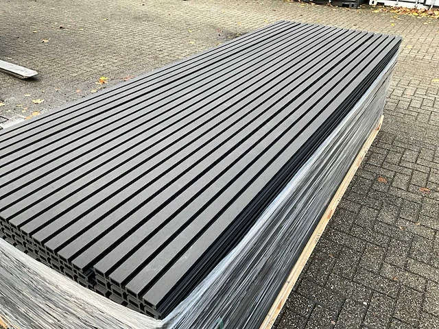 Composiet - gevelbekleding rhombusprofiel zwart (20x) - afbeelding 3 van  6
