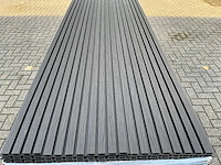 Composiet - gevelbekleding rhombusprofiel zwart (22x) - afbeelding 6 van  12
