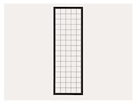 Composiet draadscherm 60x180 cm (24x) - afbeelding 3 van  3