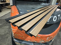 Composiet gevel plank teak - black (210x) - afbeelding 2 van  16