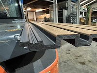 Composiet gevel plank teak - black (210x) - afbeelding 6 van  8