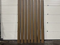 Composiet gevel plank teak - black (210x)