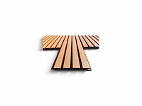 Composiet gevel plank (teak) 120x) 2900mm