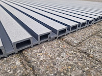 Composiet gevelbekleding rhombusprofiel 2900x219x26 mm (35x) - afbeelding 4 van  7