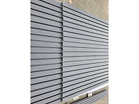 Composiet gevelbekleding rhombusprofiel antraciet (135x) - afbeelding 5 van  8