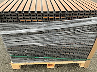 Composiet gevelbekleding rhombusprofiel eiken/zwart (135x) - afbeelding 7 van  7