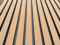 Composiet gevelbekleding rhombusprofiel eiken/zwart (20x) - afbeelding 6 van  6
