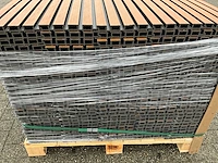 Composiet gevelbekleding rhombusprofiel eiken/zwart (20x) - afbeelding 7 van  7