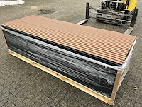 Composiet gevelbekleding rhombusprofiel eiken/zwart (50x) - afbeelding 1 van  7