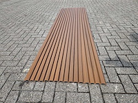 Composiet gevelbekleding rhombusprofiel teak (20x) - afbeelding 5 van  8