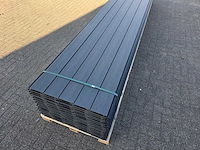 Composiet rabatplank antraciet 4000 x 1560 x 21 mm (75x) - afbeelding 9 van  14