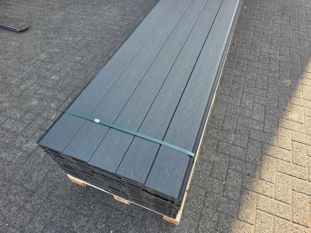 Composiet rabatplank antraciet 4000 x 1560 x 21 mm (75x) - afbeelding 12 van  14
