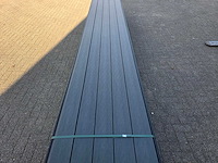 Composiet rabatplank antraciet 4000 x 1560 x 21 mm (75x) - afbeelding 2 van  3