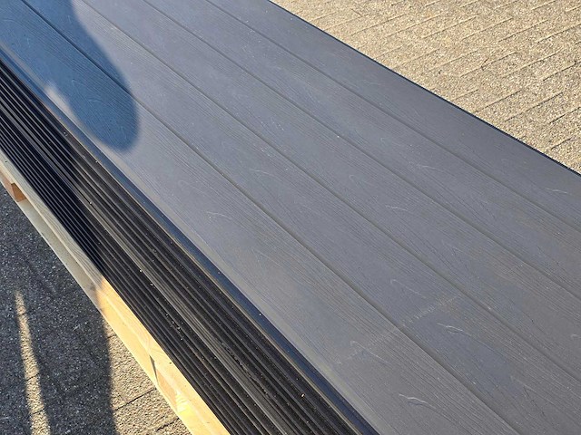 Composiet rabatplank antraciet 4000 x 1560 x 21 mm (75x) - afbeelding 4 van  14