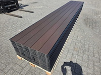 Composiet rabatplank ipe 4000 x 156 x 20.5 mm (50x) - afbeelding 1 van  10