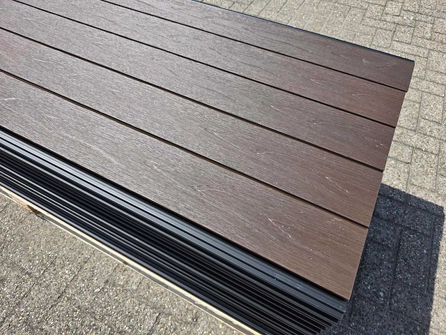Composiet rabatplank ipe 4000 x 156 x 20.5 mm (50x) - afbeelding 2 van  7