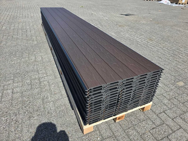 Composiet rabatplank ipe 4000 x 156 x 20.5 mm (50x) - afbeelding 4 van  10