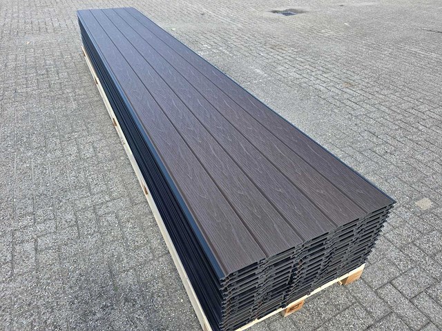 Composiet rabatplank ipe 4000 x 156 x 20.5 mm (75x) - afbeelding 5 van  10