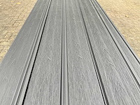Composiet rabatplank zwart 4000 x 156 x 21 mm (50x) - afbeelding 2 van  7