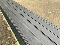 Composiet rabatplank zwart 4000 x 156 x 21 mm (50x) - afbeelding 6 van  7