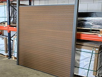 Composiet schutting rhombus eiken 16.90 m - afbeelding 4 van  9