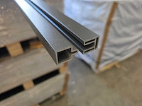 Composiet schutting rhombus eiken 18.77 m - afbeelding 5 van  14