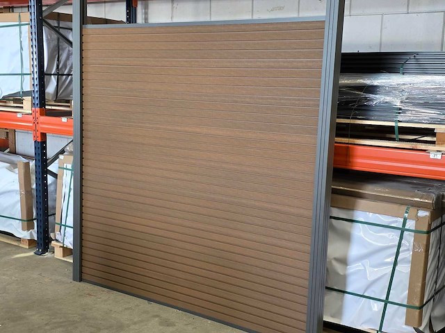 Composiet schutting rhombus eiken 18.77 m - afbeelding 7 van  14