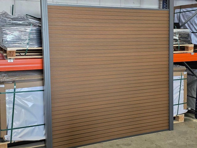 Composiet schutting rhombus eiken 9.42 m - afbeelding 1 van  9