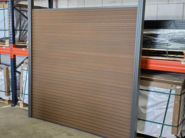 Composiet schutting rhombus eiken 9.42 m - afbeelding 6 van  9