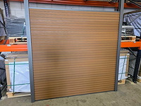 Composiet schutting rhombus teak 18.77 m - afbeelding 5 van  11