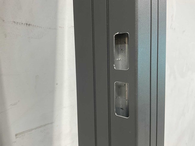 Composiet tuindeur in kozijn - houtlook antraciet - 270x108 cm - afbeelding 7 van  15