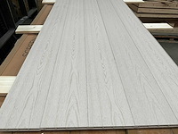 Composiet tuinplank mes- en groef houtlook - 180x14x1,6 cm (25x) - afbeelding 1 van  1