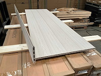 Composiet tuinplank mes- en groef houtlook - 180x14x1,6 cm (50x) - afbeelding 1 van  2